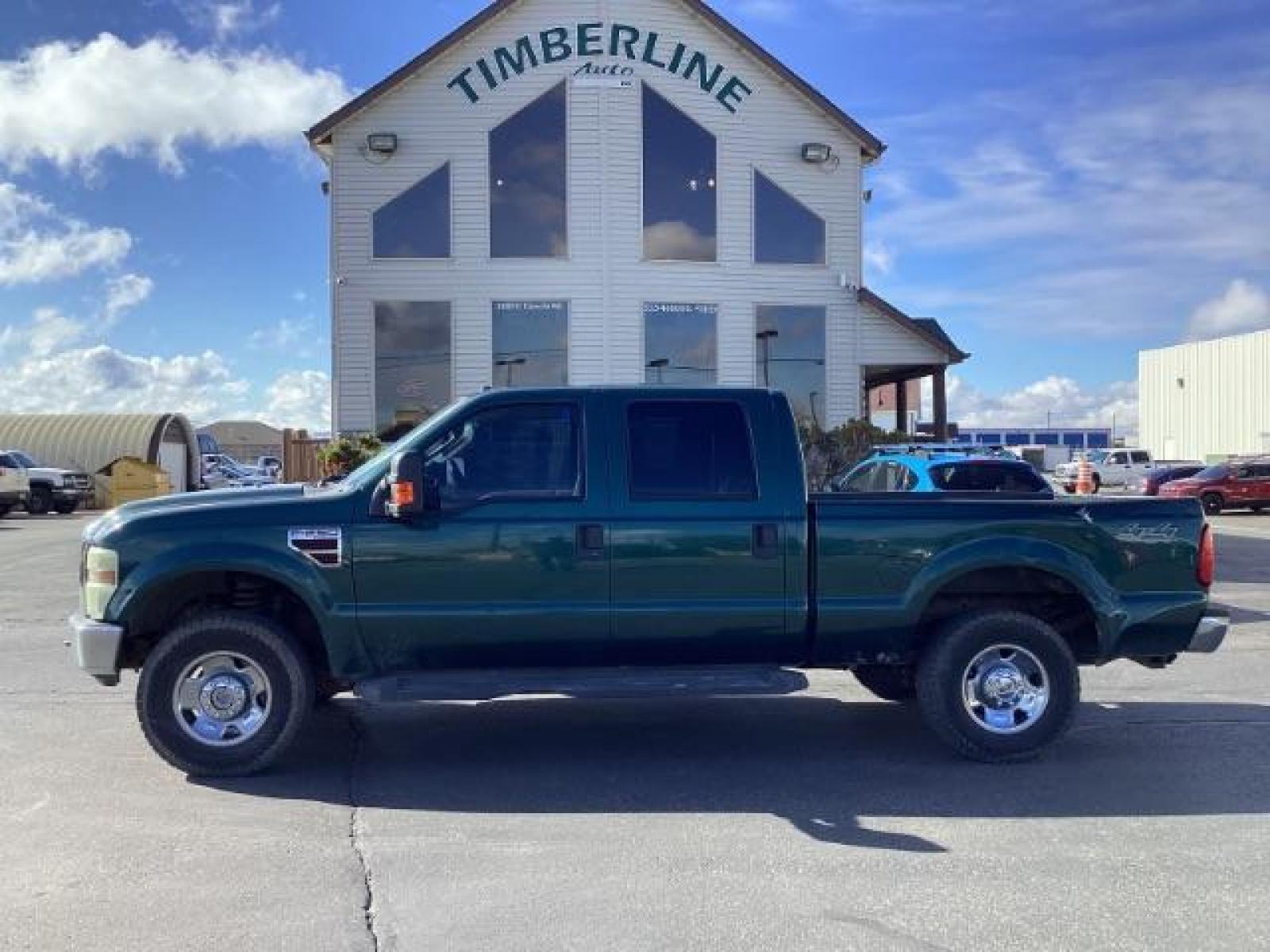 2008 GREEN Ford F-250 SD XLT (1FTSW21R48E) with an 6.4l engine, AUTO transmission, located at 1235 N Woodruff Ave., Idaho Falls, 83401, (208) 523-1053, 43.507172, -112.000488 - The 2008 Ford F-250 XLT with the 6.4L engine was a part of the Super Duty lineup, known for its robust performance and capabilities. Here are some of the key features you might find on the 2008 Ford F-250 XLT 6.4L: 6.4L Power Stroke Diesel Engine: The 2008 F-250 XLT is typically equipped with a 6.4 - Photo #1
