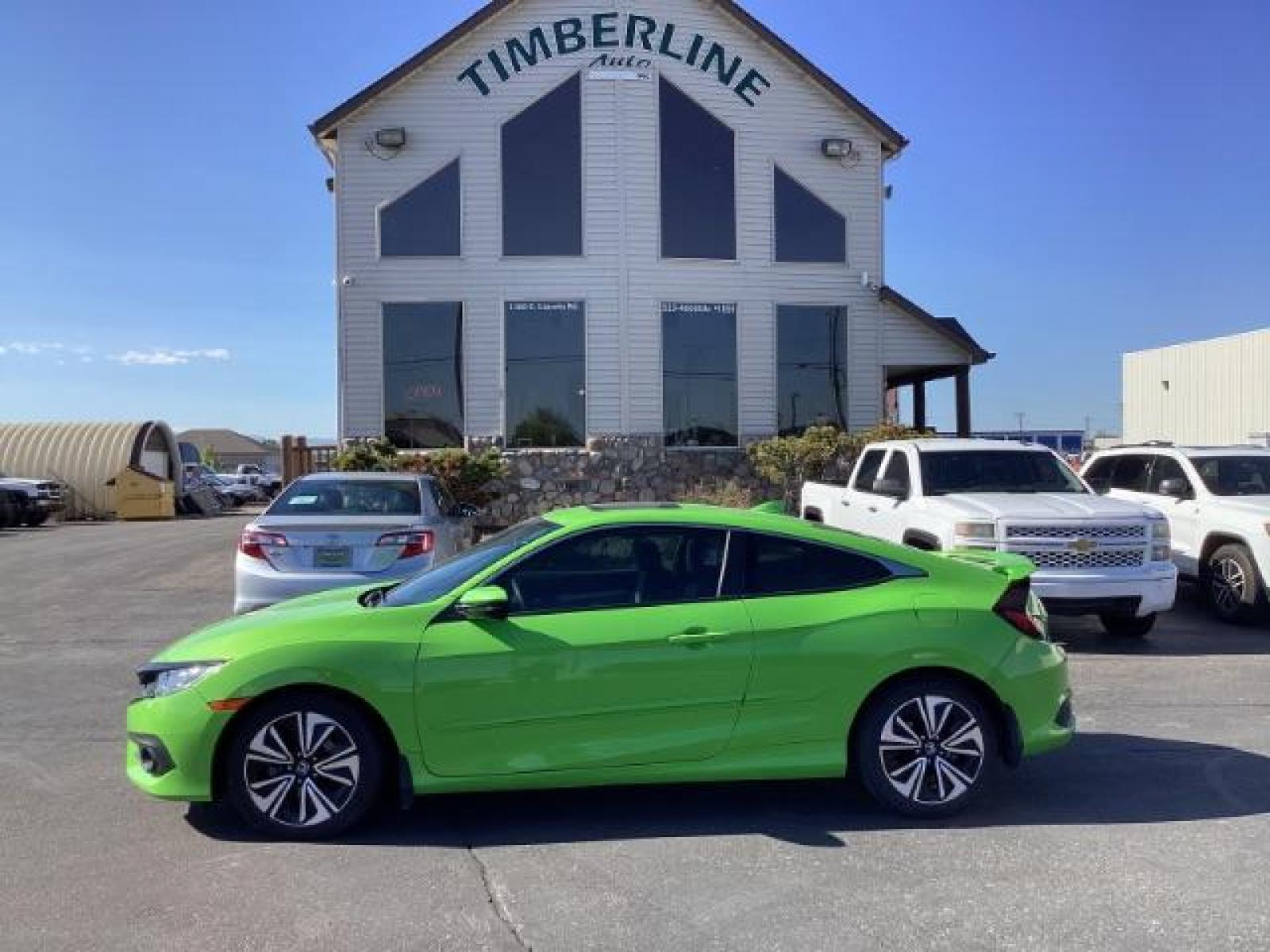 2016 Honda Civic EX-T Coupe CVT (2HGFC3B3XGH) with an 1.5L L4 SOHC 16V engine, Continuously Variable Transmission transmission, located at 1235 N Woodruff Ave., Idaho Falls, 83401, (208) 523-1053, 43.507172, -112.000488 - The 2016 Honda Civic EX coupe offers a blend of sportiness, efficiency, and technology. Here are some key features you can expect: Engine: The EX trim typically comes with a 2.0-liter four-cylinder engine that delivers a good balance of power and fuel efficiency. Transmission: It is usually paired - Photo #1