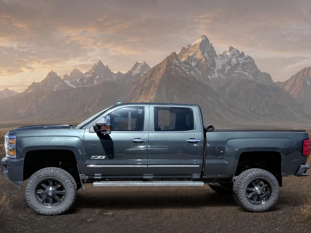 2017 Graphite Metallic /Jet Black/Medium Ash Gray Chevrolet Silverado High Country (1GC4K1EY4HF) with an V8, 6.6L engine, 6-speed automatic transmission, located at 1175 N Woodruff Ave, Idaho Falls, ID, 83401, 43.506901, -111.999657 - <b>Vehicle Details</b><br>Discover exceptional capability and premium comfort in this pre-owned 2017 Chevrolet Silverado 3500 High Country, a powerful 4WD diesel truck built to tackle tough jobs and deliver refined everyday driving. Under the hood, the V8, 6.6L Diesel engine brings serious strength- Photo#1