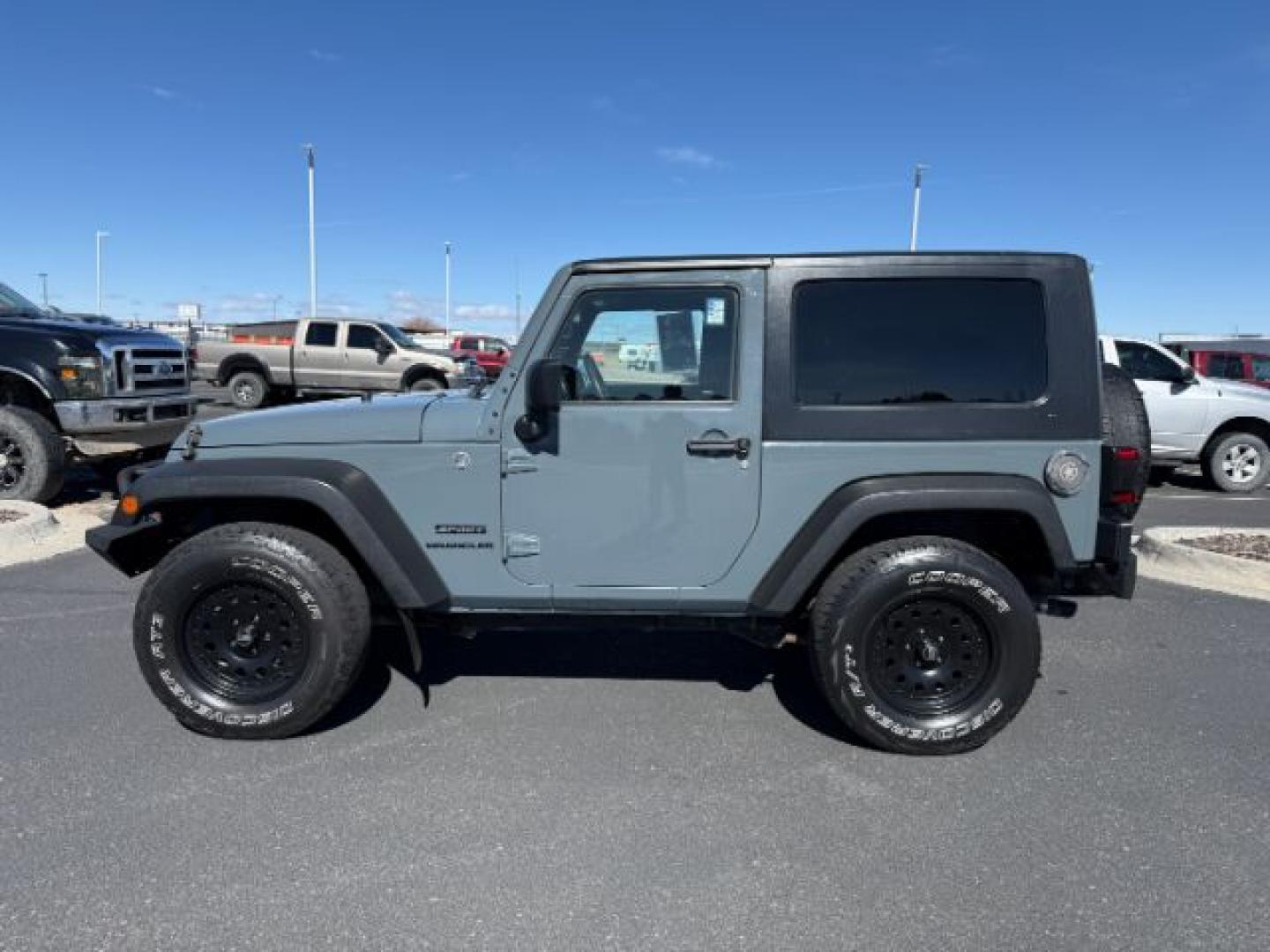 2015 Jeep Wrangler (1C4AJWAG7FL) with an Pentastar 36L V-6 DOHC engine, located at 1175 N Woodruff Ave, Idaho Falls, ID, 83401, 43.506901, -111.999657 - ... Read the full description on our Website at: www.usedtrucksidahofalls.com - Photo#0