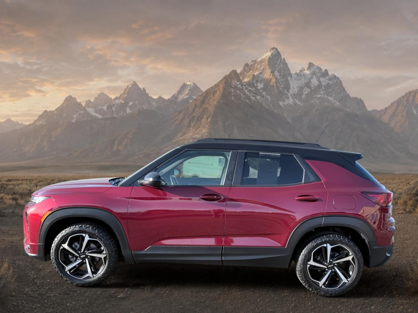 2023 Crimson Metallic /Jet Black w/Red Accents Chevrolet TrailBlazer RS (KL79MUSL8PB) with an 3 Cyl, 1.3L engine, 9-speed automatic transmission, located at 1175 N Woodruff Ave, Idaho Falls, ID, 83401, 43.506901, -111.999657 - <b>Vehicle Details</b><br>Pre-owned 2023 Chevrolet TrailBlazer RS AWD in Idaho Falls, ID delivers bold style, confident traction, and modern comfort in a versatile compact SUV package. Powered by a 3-cylinder, 1.3L gasoline engine, this Chevrolet TrailBlazer RS is designed for responsive performance- Photo#1