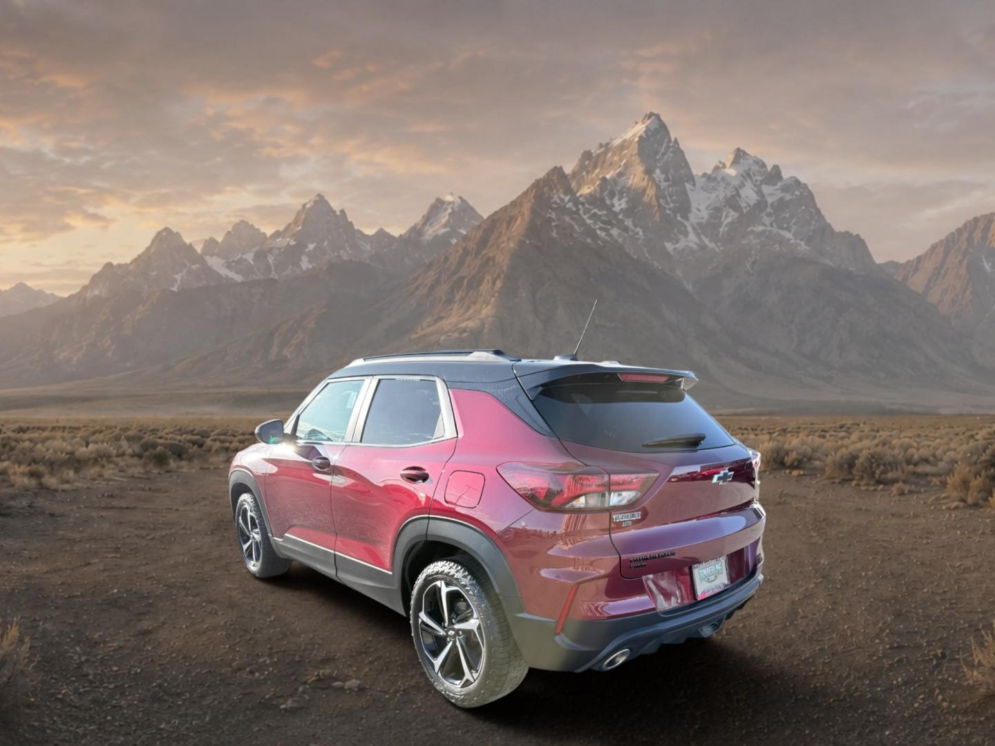 2023 Crimson Metallic /Jet Black w/Red Accents Chevrolet TrailBlazer RS (KL79MUSL8PB) with an 3 Cyl, 1.3L engine, 9-speed automatic transmission, located at 1175 N Woodruff Ave, Idaho Falls, ID, 83401, 43.506901, -111.999657 - <b>Vehicle Details</b><br>Pre-owned 2023 Chevrolet TrailBlazer RS AWD in Idaho Falls, ID delivers bold style, confident traction, and modern comfort in a versatile compact SUV package. Powered by a 3-cylinder, 1.3L gasoline engine, this Chevrolet TrailBlazer RS is designed for responsive performance- Photo#2