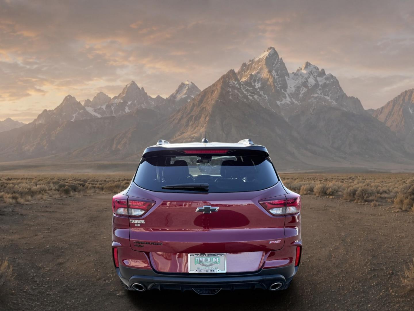 2023 Crimson Metallic /Jet Black w/Red Accents Chevrolet TrailBlazer RS (KL79MUSL8PB) with an 3 Cyl, 1.3L engine, 9-speed automatic transmission, located at 1175 N Woodruff Ave, Idaho Falls, ID, 83401, 43.506901, -111.999657 - <b>Vehicle Details</b><br>Pre-owned 2023 Chevrolet TrailBlazer RS AWD in Idaho Falls, ID delivers bold style, confident traction, and modern comfort in a versatile compact SUV package. Powered by a 3-cylinder, 1.3L gasoline engine, this Chevrolet TrailBlazer RS is designed for responsive performance- Photo#3