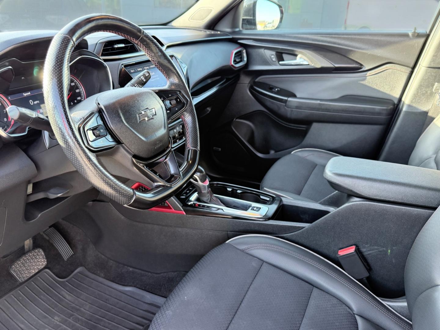 2023 Crimson Metallic /Jet Black w/Red Accents Chevrolet TrailBlazer RS (KL79MUSL8PB) with an 3 Cyl, 1.3L engine, 9-speed automatic transmission, located at 1175 N Woodruff Ave, Idaho Falls, ID, 83401, 43.506901, -111.999657 - <b>Vehicle Details</b><br>Pre-owned 2023 Chevrolet TrailBlazer RS AWD in Idaho Falls, ID delivers bold style, confident traction, and modern comfort in a versatile compact SUV package. Powered by a 3-cylinder, 1.3L gasoline engine, this Chevrolet TrailBlazer RS is designed for responsive performance- Photo#13