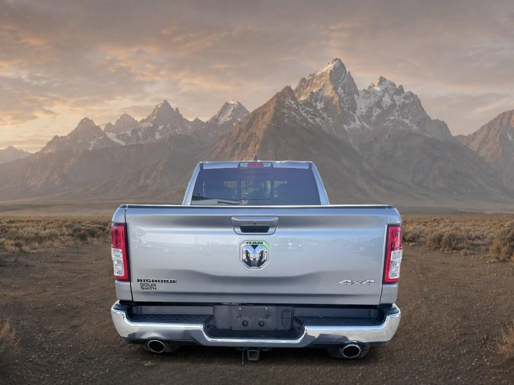 2022 Billet Silver Metallic Clearcoat /Diesel Gray/Black Ram 1500 Big Horn (1C6SRFMTXNN) with an V8, 5.7L engine, 8-speed automatic transmission, located at 1175 N Woodruff Ave, Idaho Falls, ID, 83401, 43.506901, -111.999657 - <b>Vehicle Details</b><br>For sale in Idaho Falls, ID, this pre-owned 2022 Ram 1500 Big Horn delivers the strength, capability, and comfort today's truck shoppers want. Powered by a robust V8, 5.7L Gasoline engine and equipped with 4WD, this Ram 1500 is built to handle demanding workdays, weekend to- Photo#3