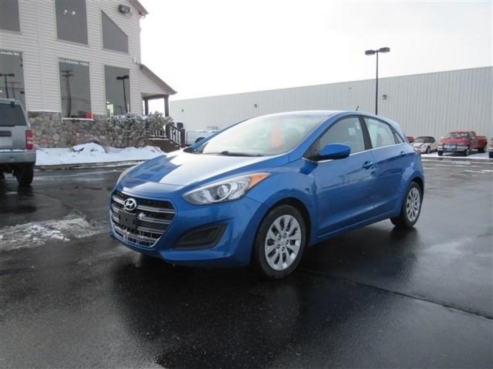 2017 BLUE /BLACK HYUNDAI ELANTRA GT (KMHD35LH3HU) with an 4 engine, Automatic transmission, located at 1580 E Lincoln Rd, Idaho Falls, ID, 83401, (208) 523-4000, 0.000000, 0.000000 - This is a sporty lookin, fun, zip around GT hatchback! Great blue exterior color with great tread on the tires. Inviting cloth interior. Automatic transmission with manual mode for when you're feeling like it's time to punch it. Steering wheel controls and good AC / heat. Plenty of trunk space. You' - Photo #0
