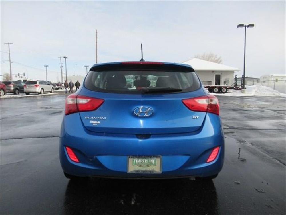 2017 BLUE /BLACK HYUNDAI ELANTRA GT (KMHD35LH3HU) with an 4 engine, Automatic transmission, located at 1580 E Lincoln Rd, Idaho Falls, ID, 83401, (208) 523-4000, 0.000000, 0.000000 - This is a sporty lookin, fun, zip around GT hatchback! Great blue exterior color with great tread on the tires. Inviting cloth interior. Automatic transmission with manual mode for when you're feeling like it's time to punch it. Steering wheel controls and good AC / heat. Plenty of trunk space. You' - Photo #3