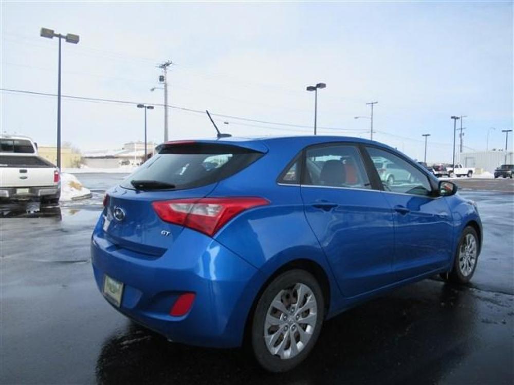 2017 BLUE /BLACK HYUNDAI ELANTRA GT (KMHD35LH3HU) with an 4 engine, Automatic transmission, located at 1580 E Lincoln Rd, Idaho Falls, ID, 83401, (208) 523-4000, 0.000000, 0.000000 - This is a sporty lookin, fun, zip around GT hatchback! Great blue exterior color with great tread on the tires. Inviting cloth interior. Automatic transmission with manual mode for when you're feeling like it's time to punch it. Steering wheel controls and good AC / heat. Plenty of trunk space. You' - Photo #4