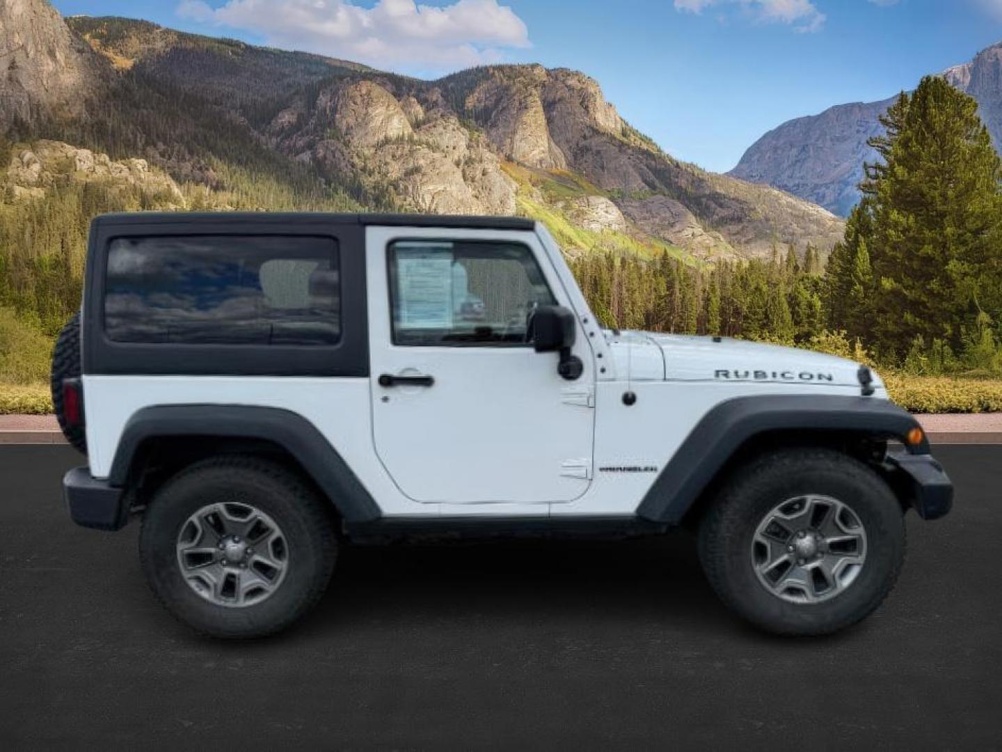 2014 WHITE /CLOTH JEEP WRANGLER RUBICON (1C4BJWCG6EL) with an 3.6L V-6 gasoline direct injection engine, AUTOMATIC transmission, located at 1235 N Woodruff Ave., Idaho Falls, 83401, (208) 523-1053, 43.507172, -112.000488 - Photo#5