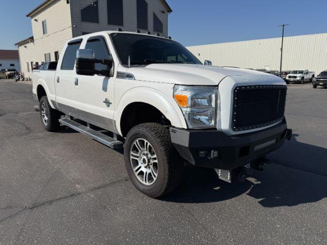 2014 WHITE /BROWN LEATHER Ford F350 (1FT8W3BT4EE) with an 67L engine, Automatic transmission, located at 1175 N Woodruff Ave, Idaho Falls, ID, 83401, 43.506901, -111.999657 - At Timberline Auto, finding a great deal on your next vehicle is always easy! Our experienced sales staff's goal is to help find you the right vehicle at the right price! Our knowledgeable finance department has options for almost any credit score. We offer extended service contract options to prote- Photo#24