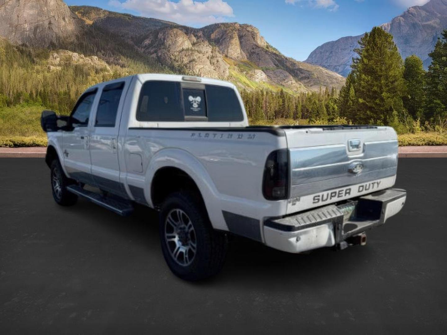 2014 WHITE /BROWN LEATHER Ford F350 (1FT8W3BT4EE) with an 67L engine, Automatic transmission, located at 1175 N Woodruff Ave, Idaho Falls, ID, 83401, 43.506901, -111.999657 - Photo#2