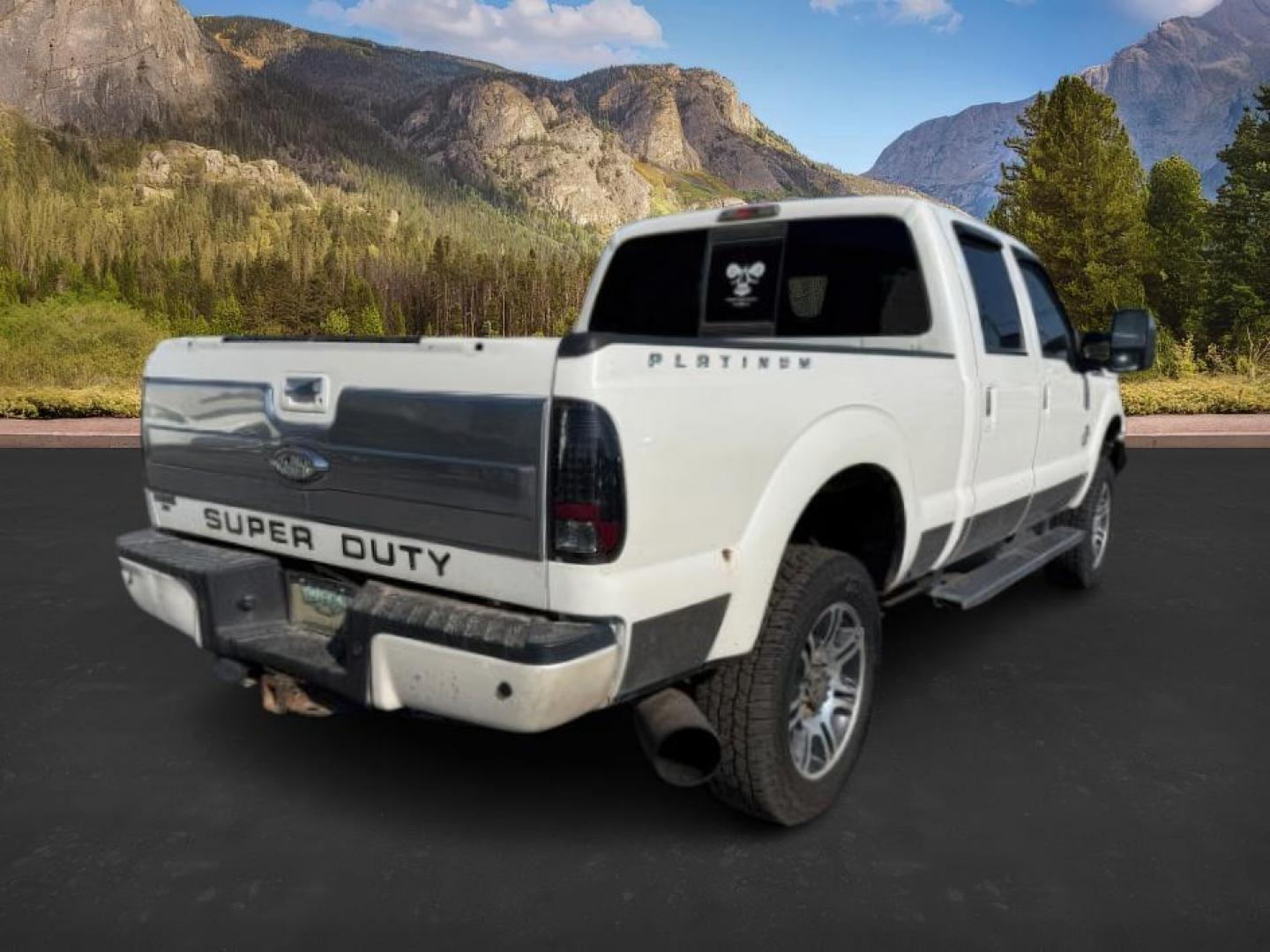 2014 WHITE /BROWN LEATHER Ford F350 (1FT8W3BT4EE) with an 67L engine, Automatic transmission, located at 1175 N Woodruff Ave, Idaho Falls, ID, 83401, 43.506901, -111.999657 - Photo#3