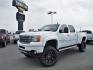 2013 WHITE /BLACK GMC SIERRA 2500 DENALI (1GT125E88DF) with an 8 engine, Automatic transmission, located at 1580 E Lincoln Rd, Idaho Falls, ID, 83401, (208) 523-4000, 0.000000, 0.000000 - Photo #0