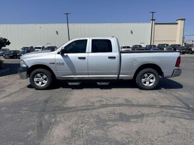 2016 Bright Silver Metallic Clearcoat /Diesel Gray/Black Ram 1500 Tradesman (1C6RR7SM3GS) with an V6, 3.0L engine, 8-Speed Automatic transmission, located at 1175 N Woodruff Ave, Idaho Falls, ID, 83401, 43.506901, -111.999657 - <b>Vehicle Details</b><br>Built to handle tough jobs and daily driving alike, this pre-owned 2016 Ram 1500 Tradesman delivers capability, durability, and diesel-powered confidence in one hardworking pickup. Equipped with 4WD and a 3.0L V6 Diesel engine, this Ram is engineered for dependable performa- Photo#1