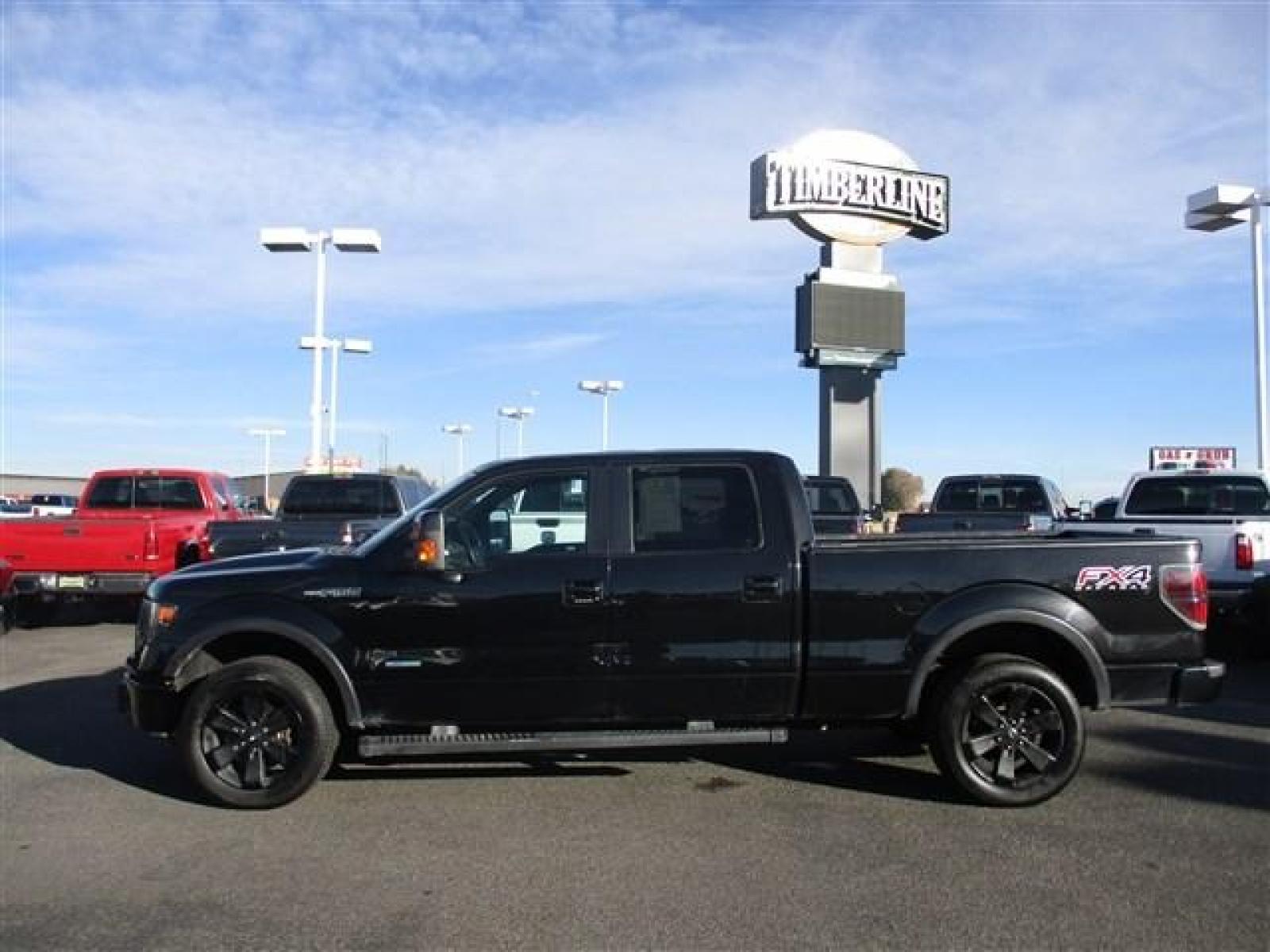 2013 BLACK FORD F150 SUPERCREW FX4 (1FTFW1ETXDF) with an 6 engine, Automatic transmission, located at 1580 E Lincoln Rd, Idaho Falls, ID, 83401, (208) 523-4000, 0.000000, 0.000000 - Photo #2