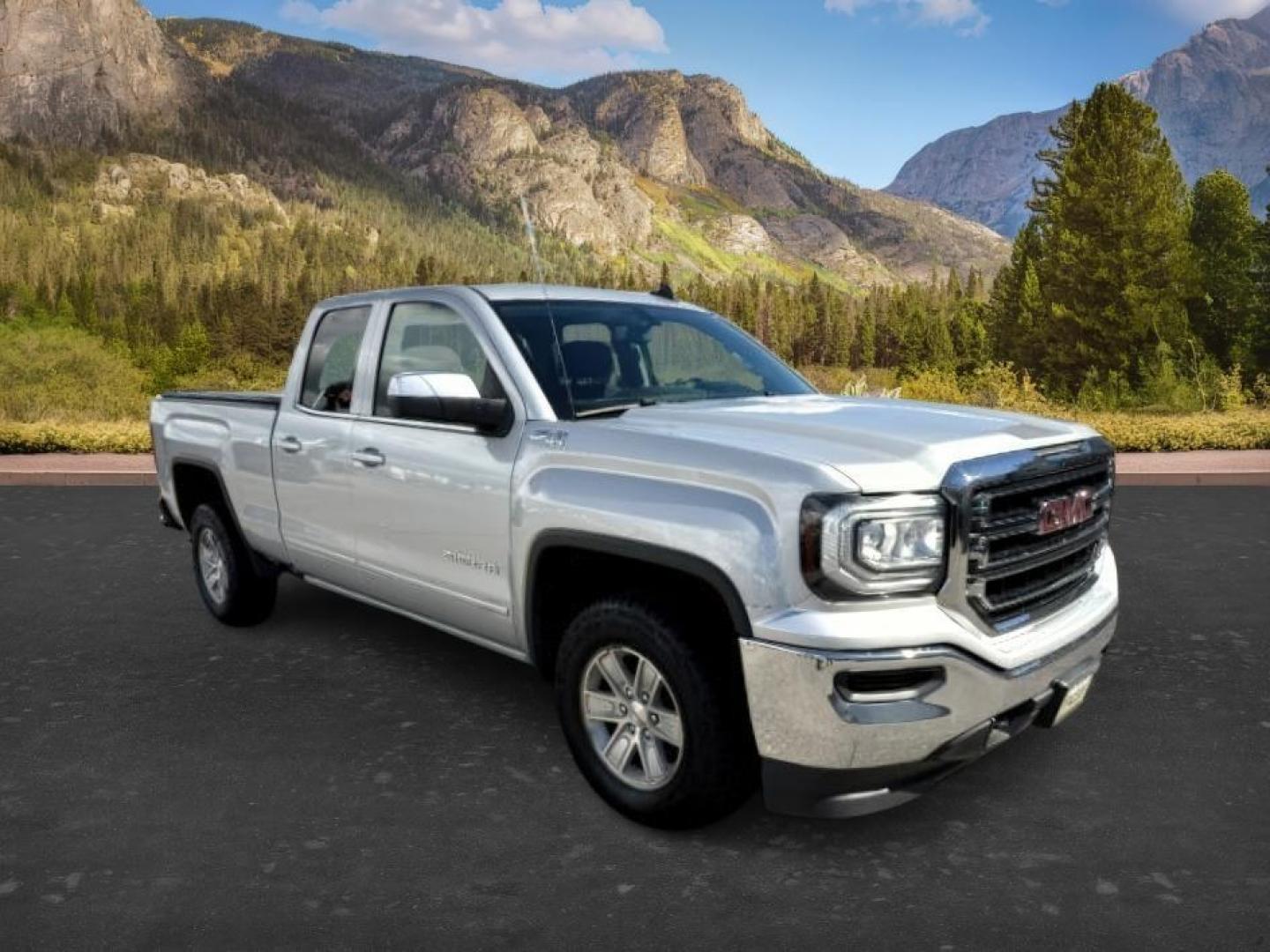 2018 Quicksilver Metallic /Jet Black GMC Sierra 1500 SLE (1GTV2MEC6JZ) with an 5.3L V8 VORTEC engine, AUTOMATIC transmission, located at 1235 N Woodruff Ave., Idaho Falls, 83401, (208) 523-1053, 43.507172, -112.000488 - At Timberline Auto, finding a great deal on your next vehicle is always easy! Our experienced sales staff goal is to help find you the right vehicle at the right price! Our knowledgeable finance department has options for almost any credit score. We offer extended service contract options to prot - Photo#7