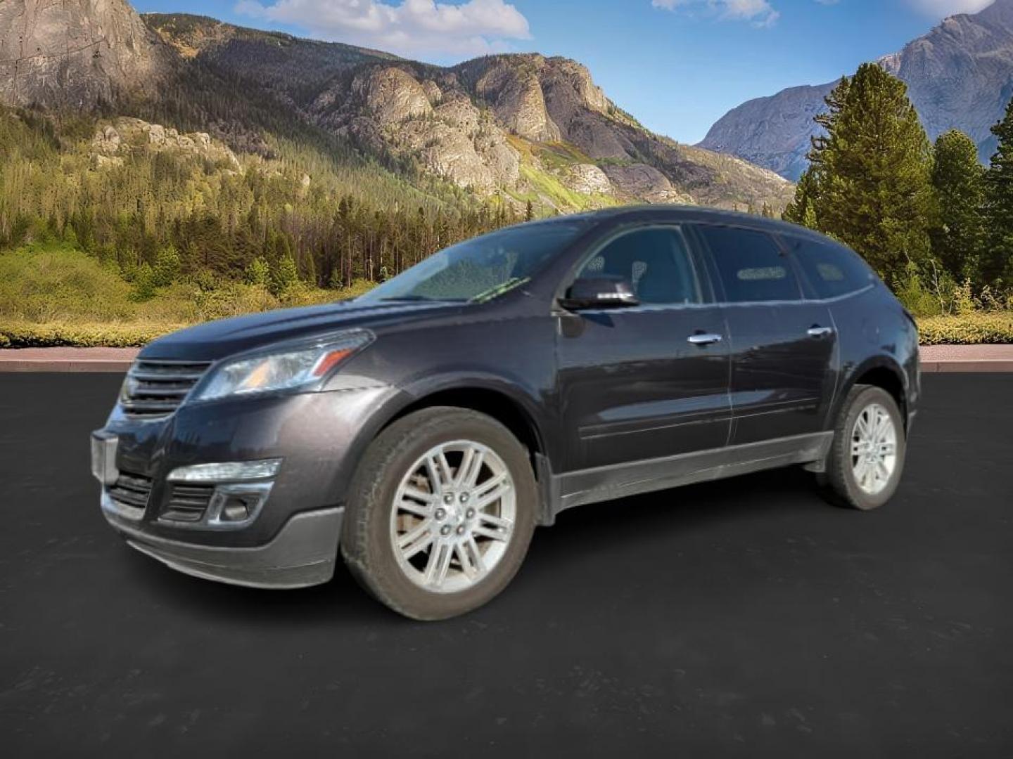 2015 Black Granite Metallic /Ebony Chevrolet Traverse (1GNKVGKD3FJ) with an 36L V-6 gasoline direct injection engine, Automatic transmission, located at 1175 N Woodruff Ave, Idaho Falls, ID, 83401, 43.506901, -111.999657 - At Timberline Auto, finding a great deal on your next vehicle is always easy! Our experienced sales staff's goal is to help find you the right vehicle at the right price! Our knowledgeable finance department has options for almost any credit score. We offer extended service contract options to prote - Photo#0