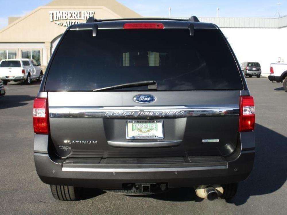 2015 GRAY /BLACK FORD EXPEDITION PLATINUM (1FMJU1MT5FE) with an 6 engine, Automatic transmission, located at 1580 E Lincoln Rd, Idaho Falls, ID, 83401, (208) 523-4000, 0.000000, 0.000000 - 3.5L ECOBOOST- 4WD- FULL SIZED SUV- DRIVEN 75,722 MILES- LEATHER INTERIOR. At Timberline Auto it is always easy to find a great deal for a great vehicle. We pride ourselves on our ability to go the extra mile. With our exprerienced sales team we will be able to find you the right rig here on ou - Photo #5