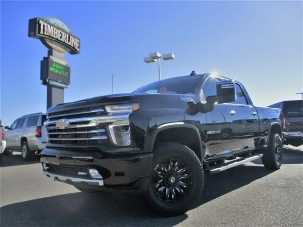 2022 BLACK /BLACK CHEVROLET SILVERADO 3500 HIGH COUNTRY (1GC4YVEY5NF) with an 8 engine, Automatic transmission, located at 1580 E Lincoln Rd, Idaho Falls, ID, 83401, (208) 523-4000, 0.000000, 0.000000 - 6.6L DURAMAX- 4WD- CREW CAB- STANDARD BED- DRIVEN 12,083 MILES- LEATHER INTERIOR. At Timberline Auto it is always easy to find a great deal for a great vehicle. We pride ourselves on our ability to go the extra mile. With our exprerienced sales team we will be able to find you the right rig he - Photo #0
