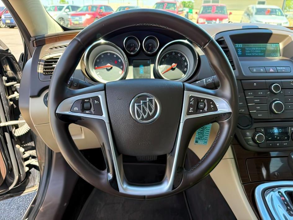 2011 BLACK /LEATHER Buick Regal CXL (W04GR5EC4B1) with an 2.4L I-4 port/direct injection engine, AUTOMATIC transmission, located at 1235 N Woodruff Ave., Idaho Falls, 83401, (208) 523-1053, 43.507172, -112.000488- Photo#13