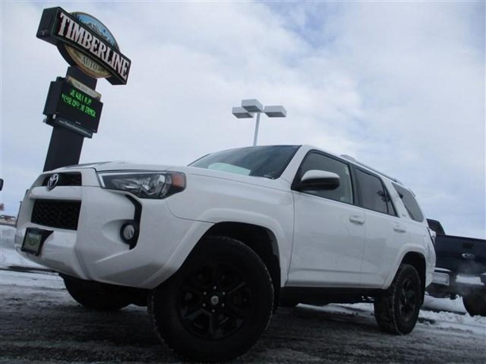 2016 WHITE /BLACK TOYOTA 4RUNNER SR5 (JTEBU5JR7G5) with an 6 engine, Automatic transmission, located at 1580 E Lincoln Rd, Idaho Falls, ID, 83401, (208) 523-4000, 0.000000, 0.000000 - 4.0L V6- 4WD- WAGON- DRIVEN 96,847 MILES- CLOTH INTERIOR. At Timberline Auto it is always easy to find a great deal for a great vehicle. We pride ourselves on our ability to go the extra mile. With our exprerienced sales team we will be able to find you the right rig here on our lot or we can t - Photo #2
