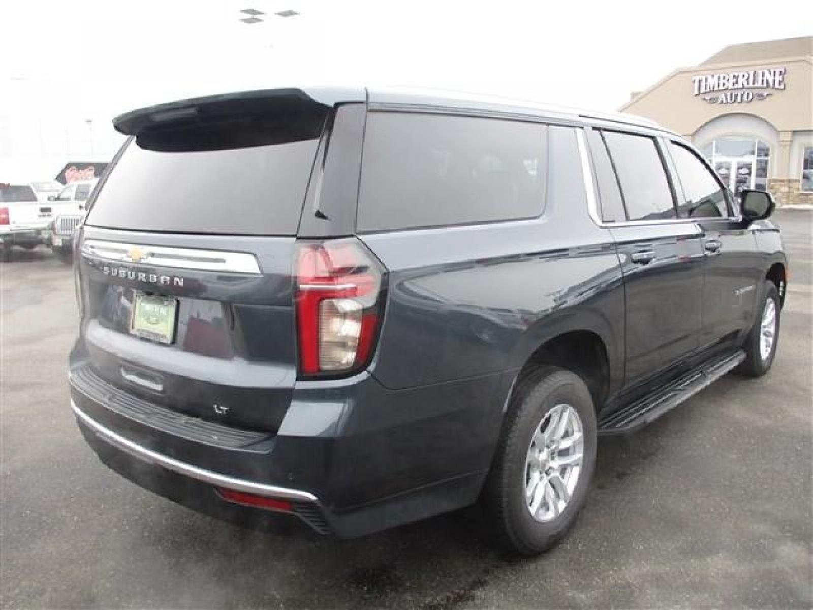 2021 GRAY /BLACK CHEVROLET SUBURBAN LT (1GNSKCKDXMR) with an 8 engine, Automatic transmission, located at 1580 E Lincoln Rd, Idaho Falls, ID, 83401, (208) 523-4000, 0.000000, 0.000000 - -HARD TO FIND NEW BODY SUBURBAN- AWESOME SLATE GREY/BLUE PAINT COLOR. BODY, PAINT, AND INTERIOR ARE IN PRESTINE CONDITION. DUAL POWER SEATS. LARGE INFOTAINMENT SCREEN. ADJUSTABLE REAR CAPTAIIN SEATS. POWER LIFTGATE. REAR CLIMATE CONTROL. REMOTE START. REMOTE LIFTGATE. WIRELESS CHARGING. HEATED SEATS - Photo #6