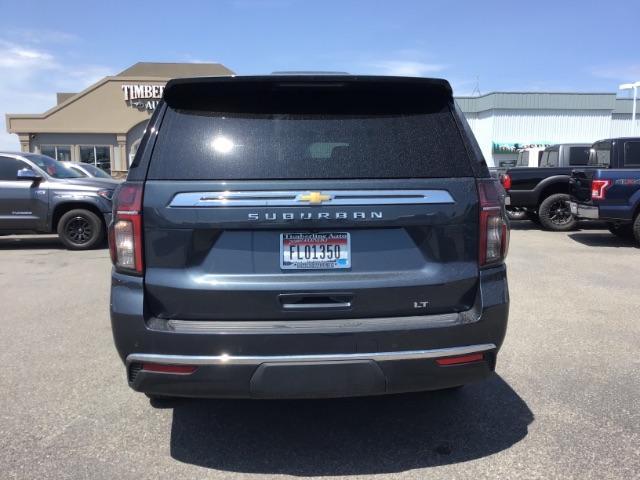 2021 GRAY /BLACK Chevrolet Suburban LT 4WD (1GNSKCKDXMR) with an 5.3L V8 OHV 16V engine, 10-Speed Automatic transmission, located at 1235 N Woodruff Ave., Idaho Falls, 83401, (208) 523-1053, 43.507172, -112.000488 - Hard to find late model Carry-All with low miles! It comes with heated seats, back up camera, parking sensors, collision avoidance, auto start/stop (to save on fuel), power folding mirrors, BOSE premium sound, and many, many more options! At Timberline Auto it is always easy to find a great deal - Photo#47