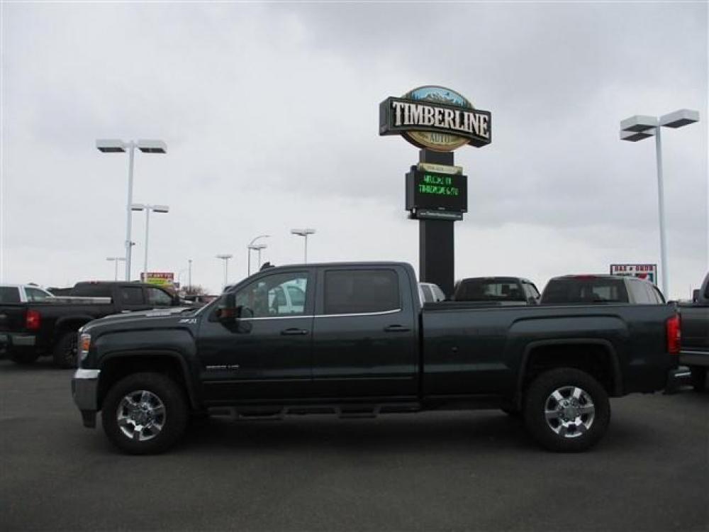 2019 GREY /BLACK GMC SIERRA 3500 SLE (1GT42UCYXKF) with an 8 engine, Automatic transmission, located at 1580 E Lincoln Rd, Idaho Falls, ID, 83401, (208) 523-4000, 0.000000, 0.000000 - Photo #3