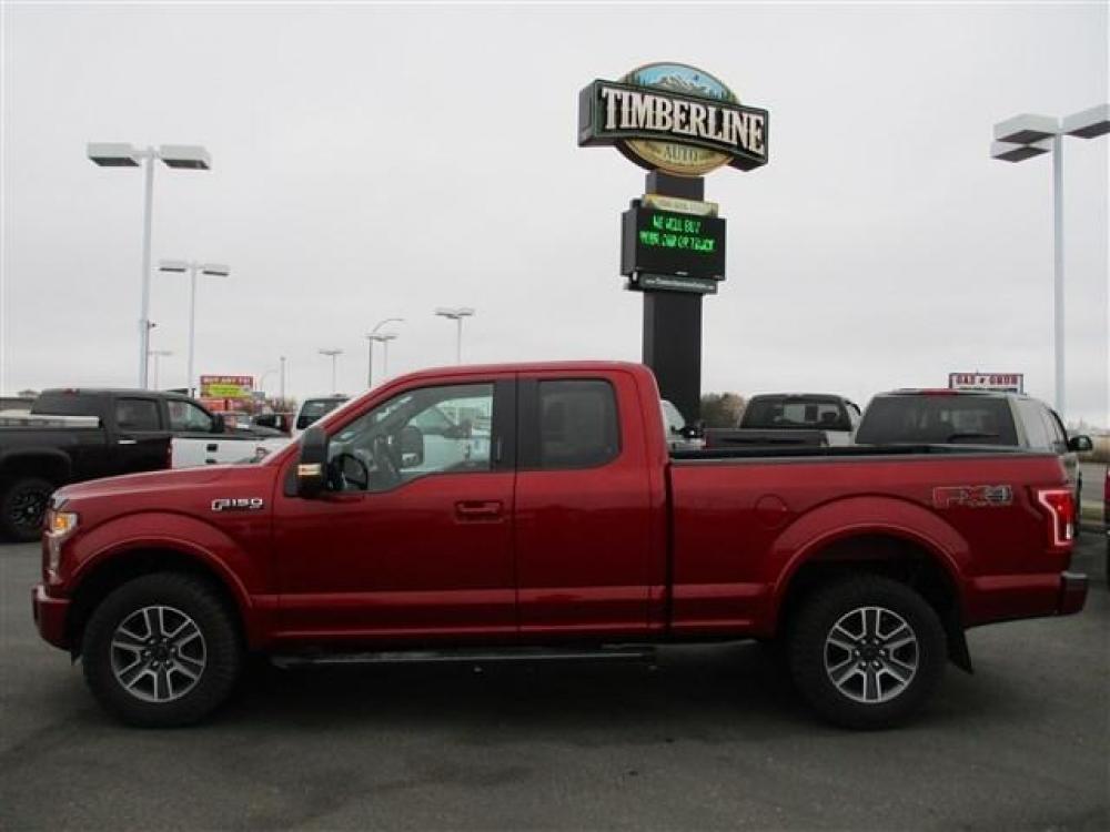 2015 RED /GREY FORD F150 SUPER CAB (1FTFX1EF1FF) with an 8 engine, Automatic transmission, located at 1580 E Lincoln Rd, Idaho Falls, ID, 83401, (208) 523-4000, 0.000000, 0.000000 - Photo #4