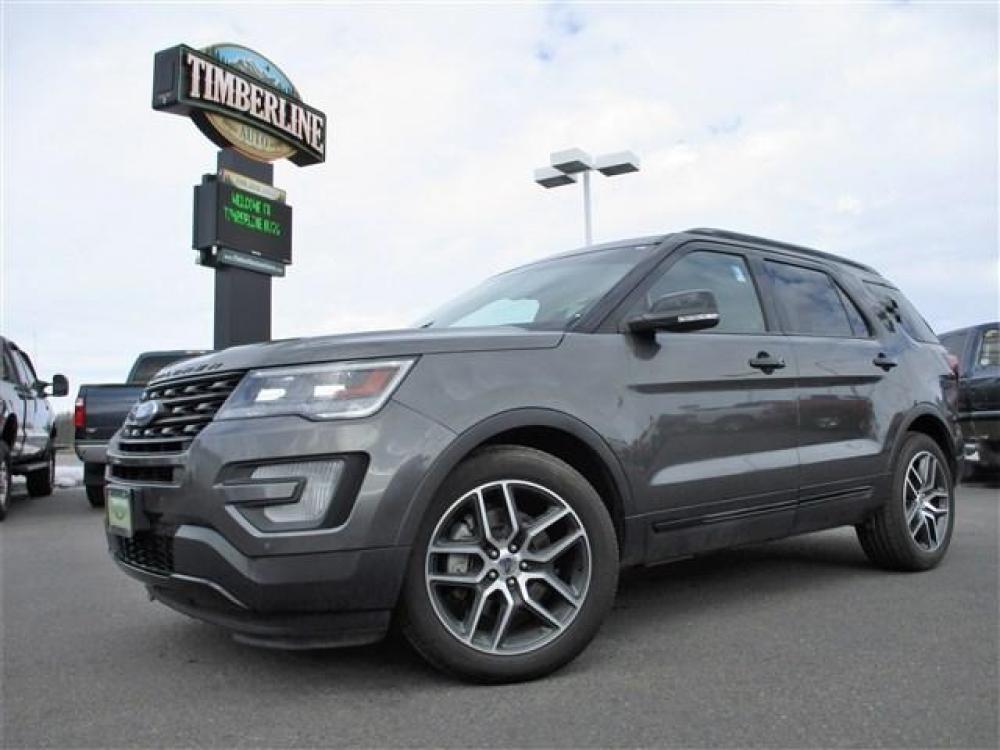 2017 GRAY /BLACK FORD EXPLORER SPORT (1FM5K8GT7HG) with an 6 engine, Automatic transmission, located at 1580 E Lincoln Rd, Idaho Falls, ID, 83401, (208) 523-4000, 0.000000, 0.000000 - Photo #2