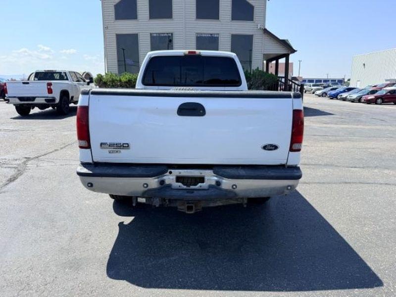 2006 Oxford White Clearcoat /Medium Flint Ford F-250 XLT (1FTSW21P56E) with an V8, 6.0L engine, 5-speed automatic transmission, located at 1175 N Woodruff Ave, Idaho Falls, ID, 83401, 43.506901, -111.999657 - <b>Vehicle Details</b><br>This 2006 Ford F-250 Super Duty XL XLT LARIAT is a rugged heavy-duty pickup built for serious towing, hauling, and everyday confidence. Equipped with 4WD and a V8 6.0L Diesel engine, this Super Duty delivers the power and capability drivers expect from a proven Ford truck.- Photo#3