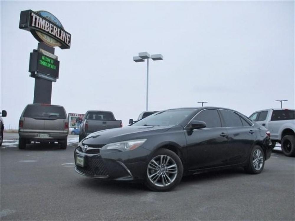 2015 BLACK /TAN TOYOTA CAMRY LE (4T1BF1FK0FU) with an 4 engine, Automatic transmission, located at 1580 E Lincoln Rd, Idaho Falls, ID, 83401, (208) 523-4000, 0.000000, 0.000000 - Photo #0