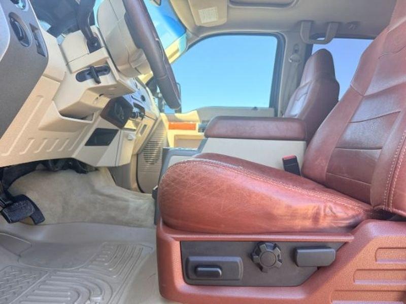 2010 Dark Blue Pearl /Chaparral Brown Ford F-250 King Ranch (1FTSW2BR2AE) with an V8, 6.4L engine, 5-speed automatic transmission, located at 1175 N Woodruff Ave, Idaho Falls, ID, 83401, 43.506901, -111.999657 - <b>Vehicle Details</b><br>Pre-owned 2010 Ford F-250 Super Duty King Ranch 4WD Diesel for sale in Idaho Falls, ID. This powerful heavy-duty pickup is built for serious towing, hauling, and everyday confidence on the road or jobsite. Under the hood, the V8 6.4L Diesel engine delivers the strength driv- Photo#11
