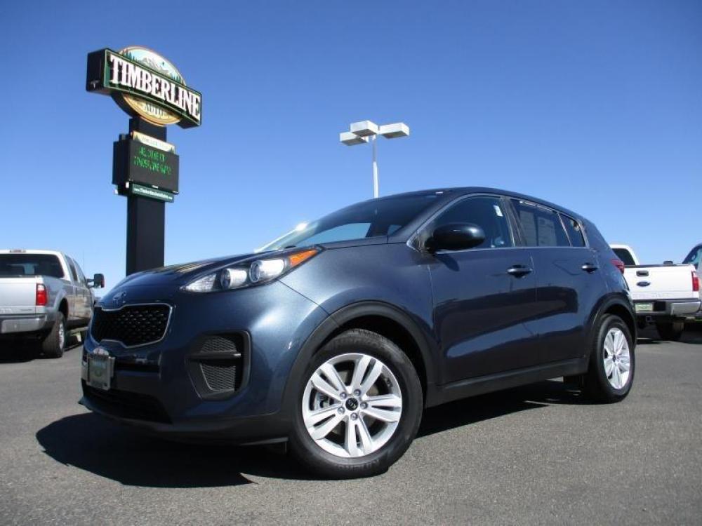 2018 BLUE /GREY KIA SPORTAGE LX (KNDPM3AC0J7) with an 4 engine, Automatic transmission, located at 1580 E Lincoln Rd, Idaho Falls, ID, 83401, (208) 523-4000, 0.000000, 0.000000 - 2.4L 4C- WAGON- 4WD- DRIVEN 39,987 MILES- CLOTH INTERIOR. At Timberline Auto it is always easy to find a great deal for a great vehicle. We pride ourselves on our ability to go the extra mile. With our exprerienced sales team we will be able to find you the right rig here on our lot or we can t - Photo #2