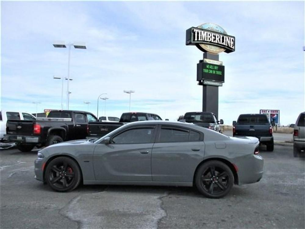2017 GRAY /BLACK DODGE CHARGER R/T (2C3CDXCT3HH) with an 8 engine, Automatic transmission, located at 1580 E Lincoln Rd, Idaho Falls, ID, 83401, (208) 523-4000, 0.000000, 0.000000 - Photo #2