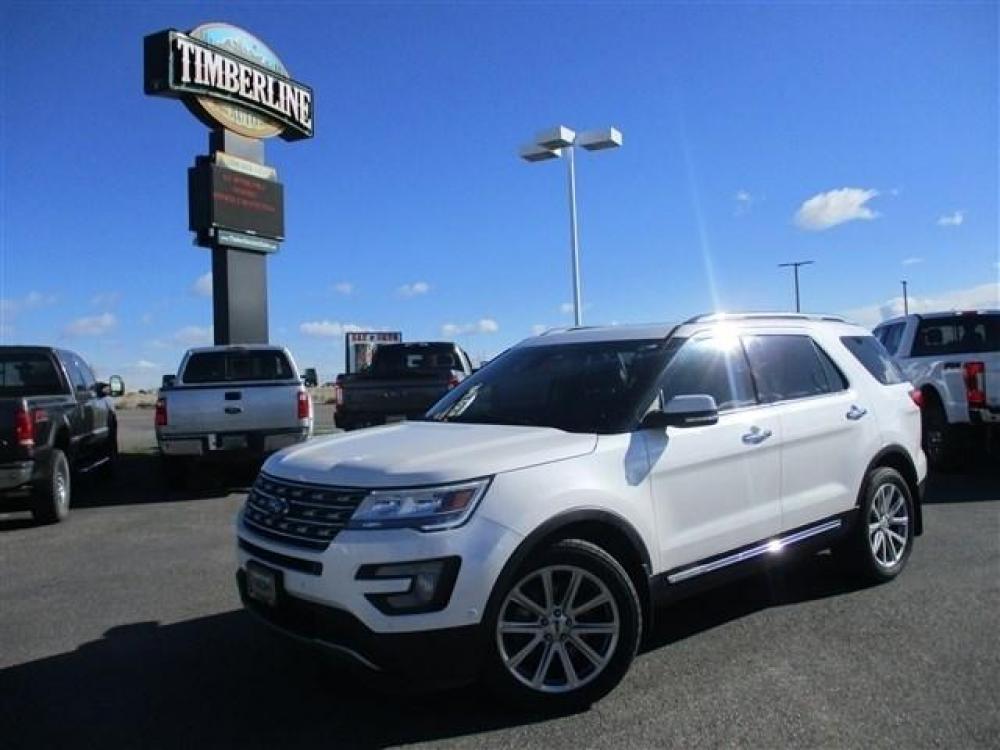 2017 WHITE /BLACK FORD EXPLORER LIMITED (1FM5K8F8XHG) with an 6 engine, Automatic transmission, located at 1580 E Lincoln Rd, Idaho Falls, ID, 83401, (208) 523-4000, 0.000000, 0.000000 - Photo #0