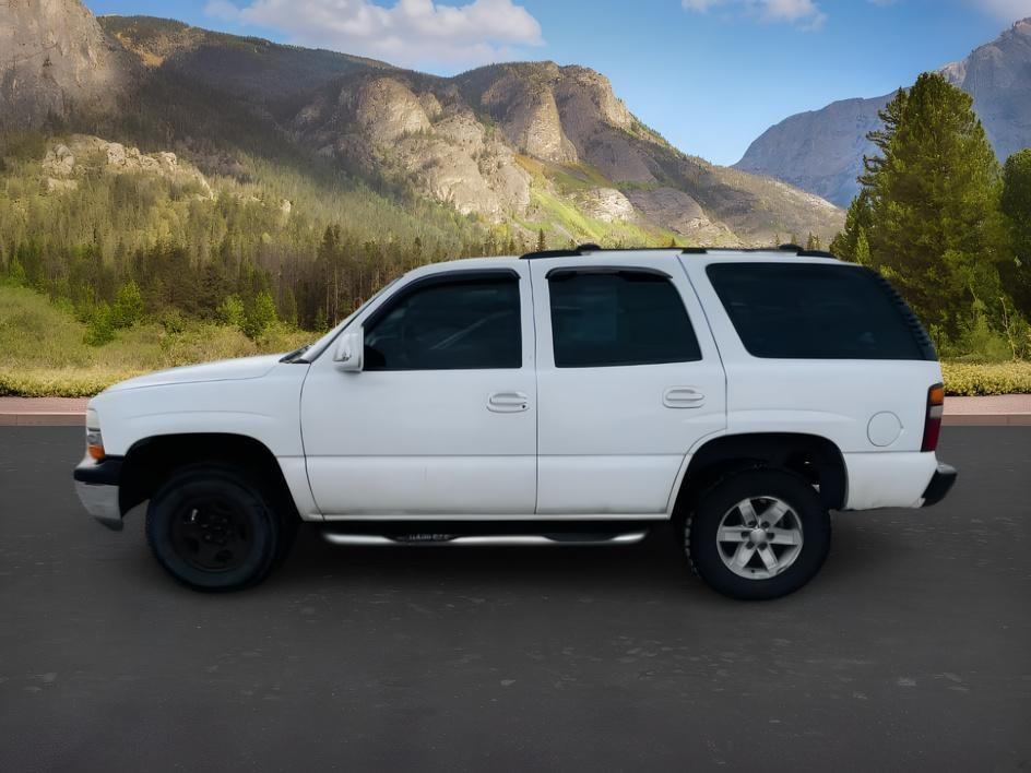 2003 WHITE /Gray/Dark Charcoal Cloth Interior Chevrolet Tahoe (1GNEK13Z93J) with an 53L V8 OHV 16V FFV engine, Automatic transmission, located at 1175 N Woodruff Ave, Idaho Falls, ID, 83401, 43.506901, -111.999657 - At Timberline Auto, finding a great deal on your next vehicle is always easy! Our experienced sales staff goal is to help find you the right vehicle at the right price! Our knowledgeable finance department has options for almost any credit score. We offer extended service contract options to prot- Photo#0