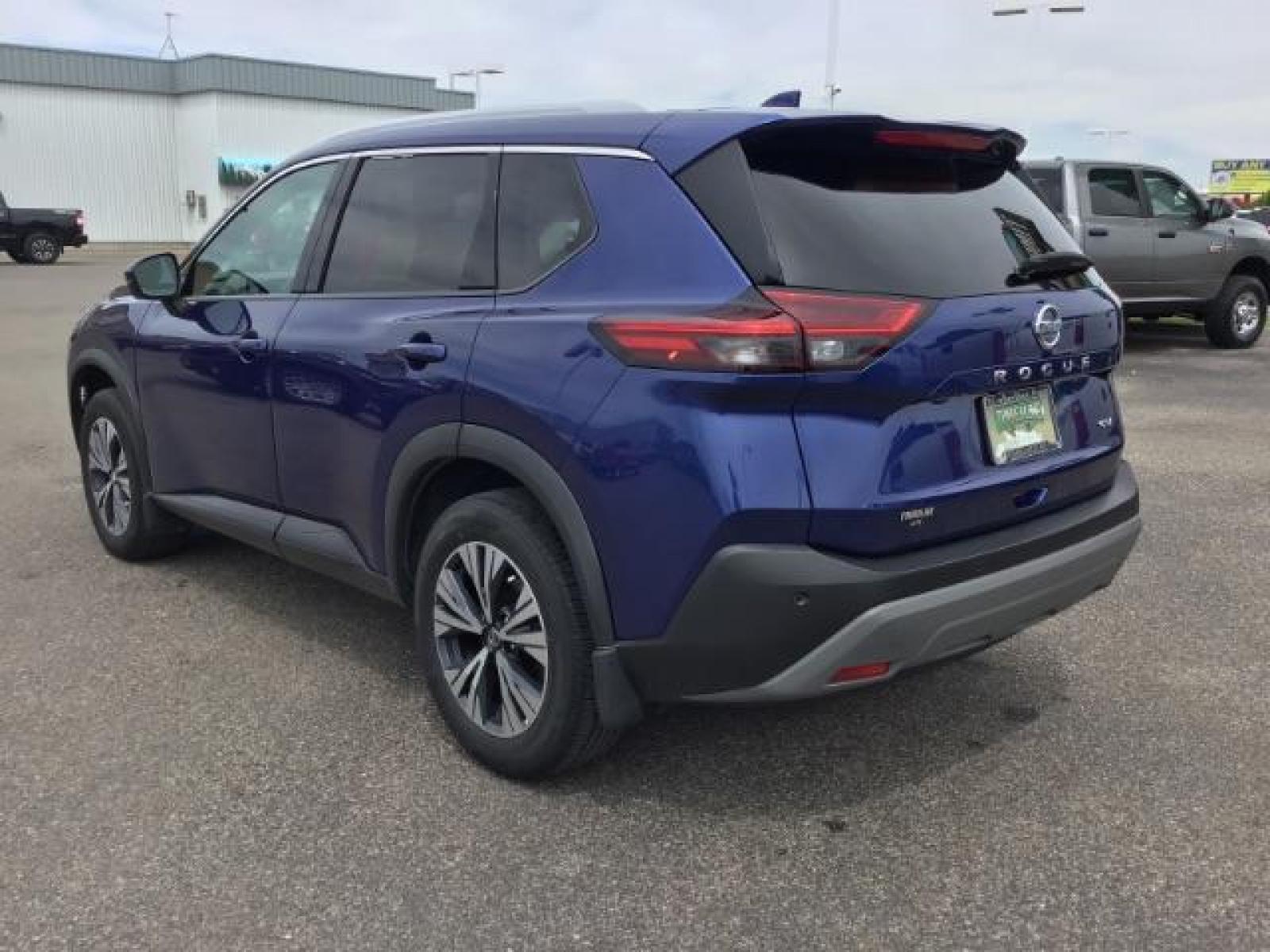 2021 Caspian Blue Metallic /Gray Nissan Rogue SV (5N1AT3BA7MC) with an 2.5L L4 DOHC 16V engine, Automatic transmission, located at 1235 N Woodruff Ave., Idaho Falls, 83401, (208) 523-1053, 43.507172, -112.000488 - Here is your chance at a late model, low mile, clean pre-owned Nissan Rogue with a lot of driver safety and comfort options! These cars can get up to 27 mpg in town and 35 mpg on the highway! Come see us today and take this SUV for a hassle-free test drive to see if it'll fit all your needs! At timb - Photo #3