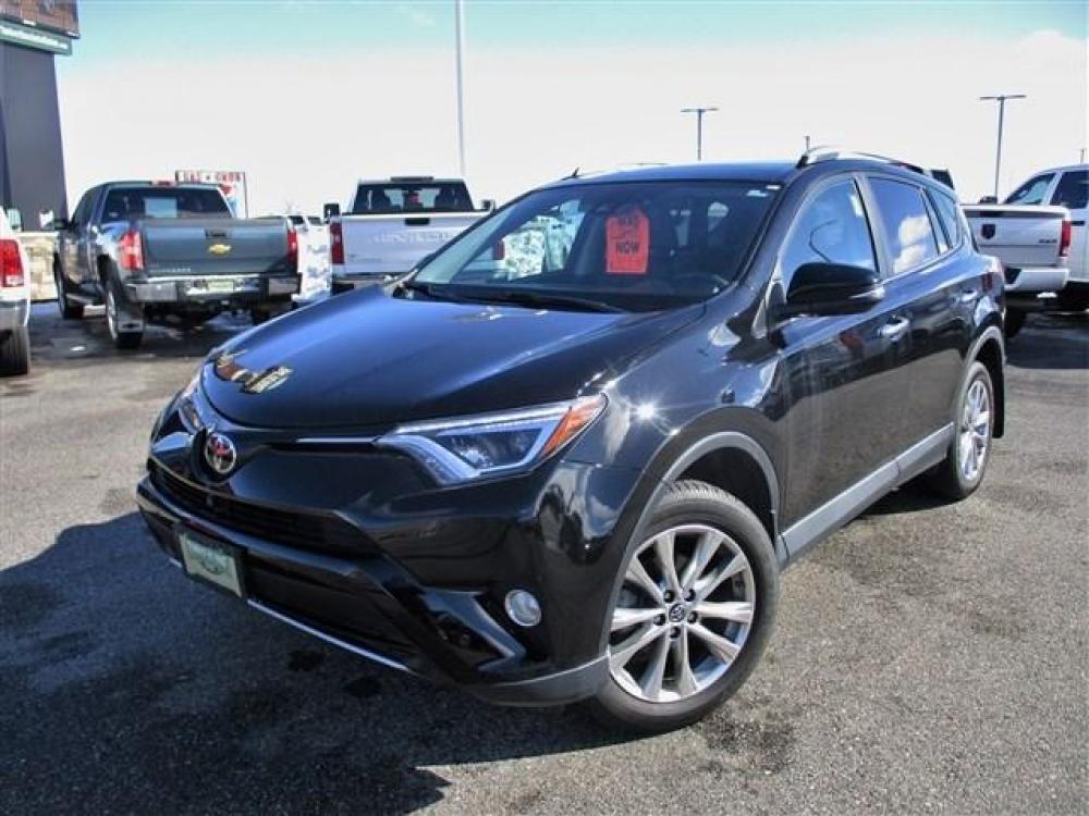 2017 BLACK /BLACK TOYOTA RAV4 LIMITED (2T3DFREV1HW) with an 4 engine, Automatic transmission, located at 1580 E Lincoln Rd, Idaho Falls, ID, 83401, (208) 523-4000, 0.000000, 0.000000 - Photo #1