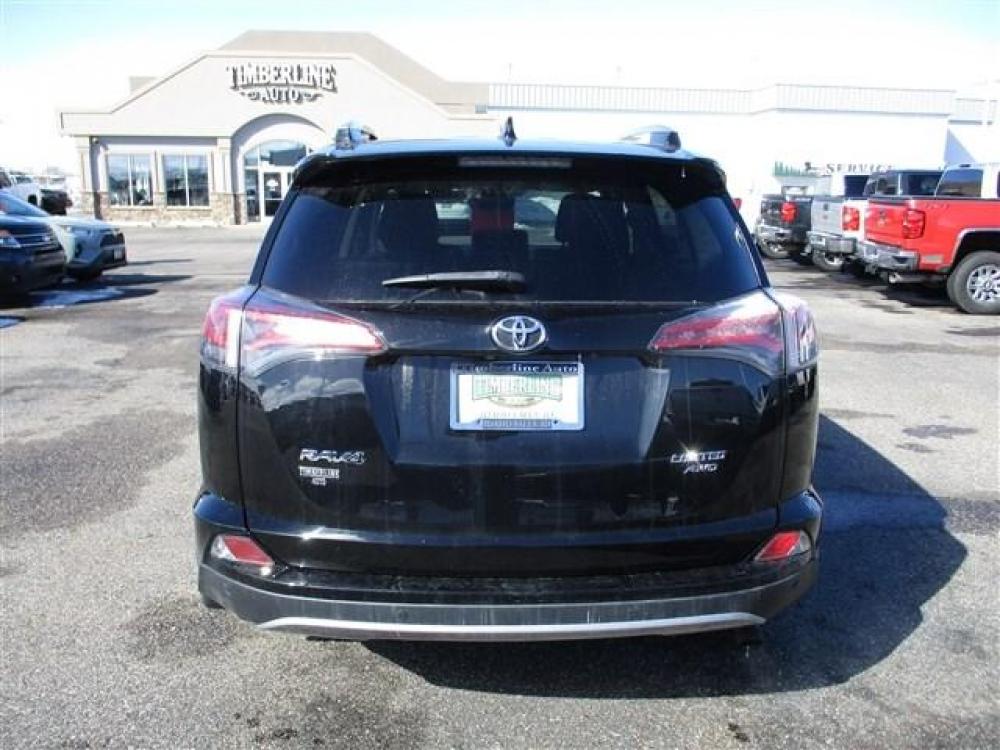 2017 BLACK /BLACK TOYOTA RAV4 LIMITED (2T3DFREV1HW) with an 4 engine, Automatic transmission, located at 1580 E Lincoln Rd, Idaho Falls, ID, 83401, (208) 523-4000, 0.000000, 0.000000 - Photo #4