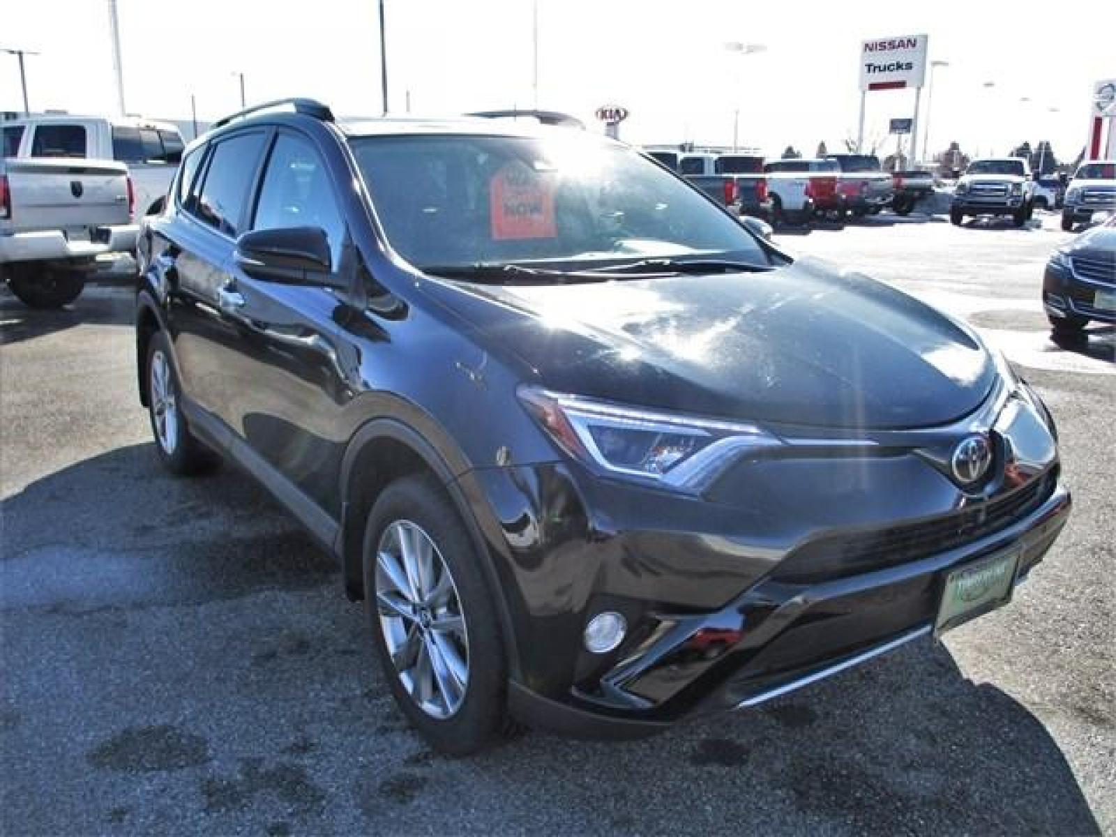 2017 PURPLE /BLACK TOYOTA RAV4 LIMITED (2T3DFREV1HW) with an 4 engine, Automatic transmission, located at 1580 E Lincoln Rd, Idaho Falls, ID, 83401, (208) 523-4000, 0.000000, 0.000000 - REALLY CLEAN, LOW MILE, AWD, TOYOTA RAV4 LIMITED! IF YOU WALK AROUND THE VEHICLE YOU'LL NOTICE THERE IS ONLY SPOT THAT SHOWS A MINOR SCRATCH. IT HAS NEWER TOYO OPEN COUNTRY TIRES. INSIDE THE CAR YOU'LL NOTICE A NICE LARGE SEATING AREA WITH A BIGGER INFOTAINMENT SCREEN THAT HAS NAVIGATION, BACK UP C - Photo #7