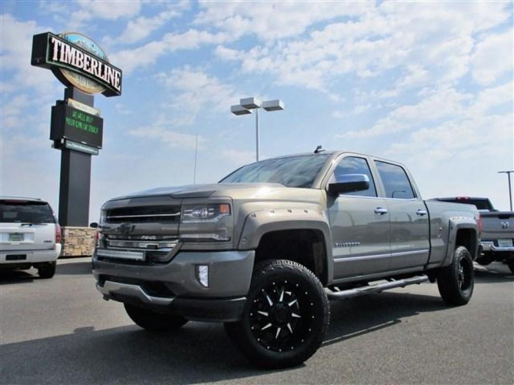 2017 SILVER CHEVROLET SILVERADO K1500 LTZ (3GCUKSEJ0HG) with an 8 engine, Automatic transmission, located at 1580 E Lincoln Rd, Idaho Falls, ID, 83401, (208) 523-4000, 0.000000, 0.000000 - Photo #0