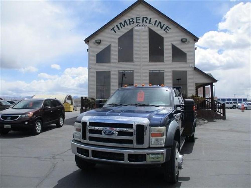 2008 BLUE FORD F-450 (1FDXW47R28E) with an 8 engine, located at 1580 E Lincoln Rd, Idaho Falls, ID, 83401, (208) 523-4000, 0.000000, 0.000000 - Photo #0