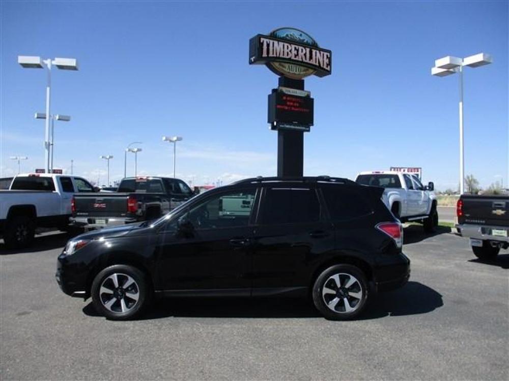 2018 BLACK /GREY SUBARU FORESTER 2.5I PREMIUM (JF2SJAGC4JH) with an 4 engine, Automatic transmission, located at 1580 E Lincoln Rd, Idaho Falls, ID, 83401, (208) 523-4000, 0.000000, 0.000000 - Photo #2