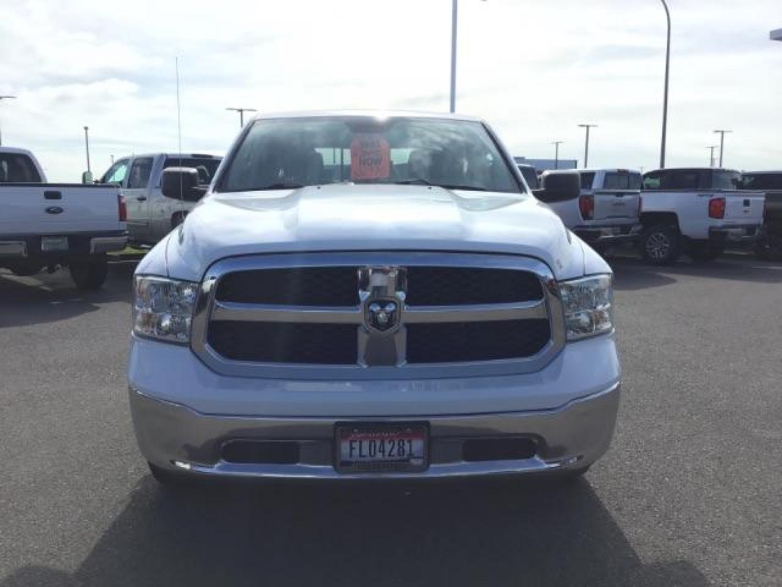 2019 Bright White Clear Coat /Black/Diesel Gray, cloth RAM 1500 Classic Tradesman Crew Cab LWB 4WD (1C6RR7TT0KS) with an 5.7L V8 OHV 16V engine, 8-Speed Automatic transmission, located at 1235 N Woodruff Ave., Idaho Falls, 83401, (208) 523-1053, 43.507172, -112.000488 - Here's a vehicle that has all of the modern mechanical features without all the fancy bells and whistles on the inside. The Classic trim package offers manual adjustable seating, a smaller info-tainment screen, but still has power windows and locks. The 5.7L V8 HEMI engine offers up to 7,500 max tow - Photo #8