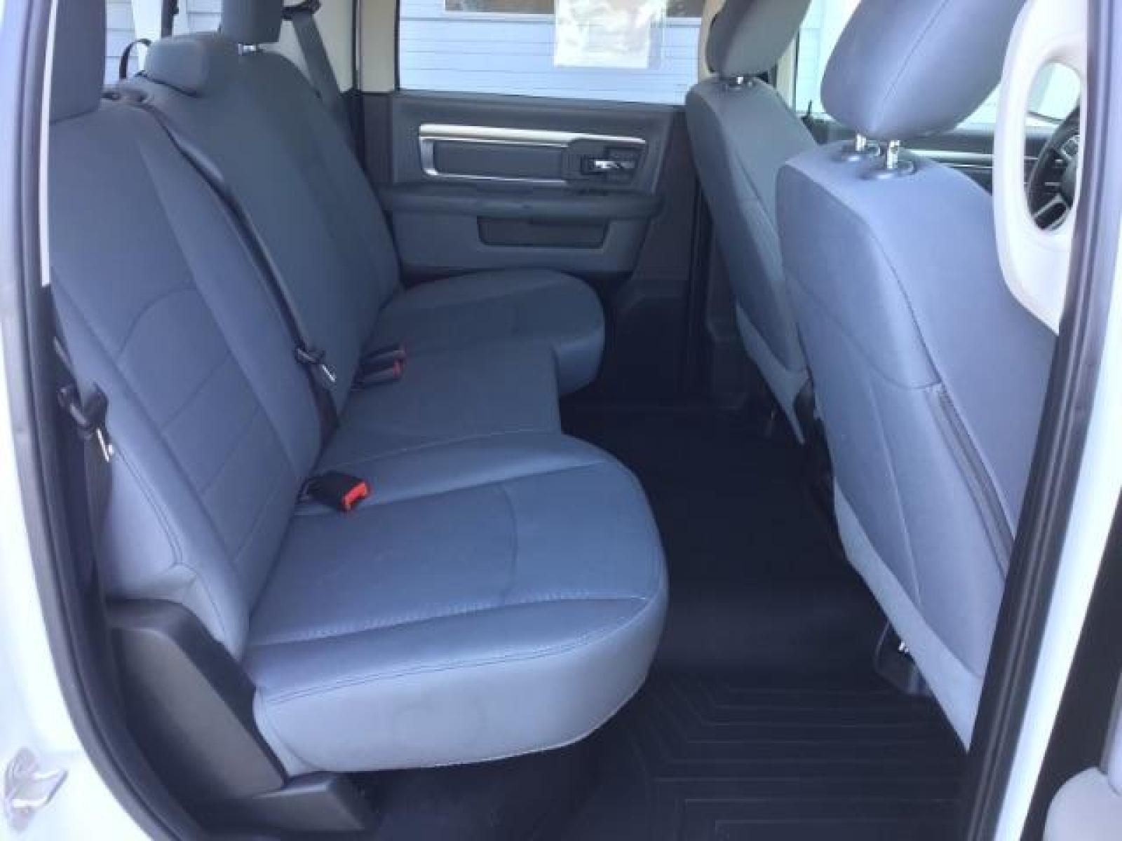 2019 Bright White Clear Coat /Black/Diesel Gray, cloth RAM 1500 Classic Tradesman Crew Cab LWB 4WD (1C6RR7TT0KS) with an 5.7L V8 OHV 16V engine, 8-Speed Automatic transmission, located at 1235 N Woodruff Ave., Idaho Falls, 83401, (208) 523-1053, 43.507172, -112.000488 - Here's a vehicle that has all of the modern mechanical features without all the fancy bells and whistles on the inside. The Classic trim package offers manual adjustable seating, a smaller info-tainment screen, but still has power windows and locks. The 5.7L V8 HEMI engine offers up to 7,500 max tow - Photo #15
