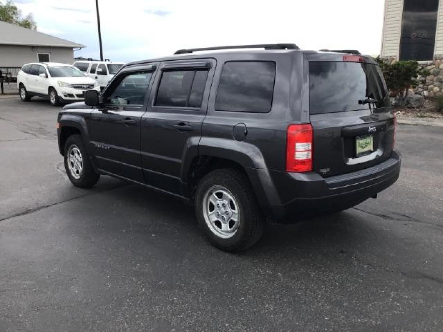 2017 GREY Jeep Patriot SPORT UTILITY 4-DR (1C4NJPBA4HD) with an 2.0L L4 DOHC 16V engine, Continuously Variable Transmission | 5-Speed Manua transmission, located at 1235 N Woodruff Ave., Idaho Falls, 83401, (208) 523-1053, 43.507172, -112.000488 - Photo#2