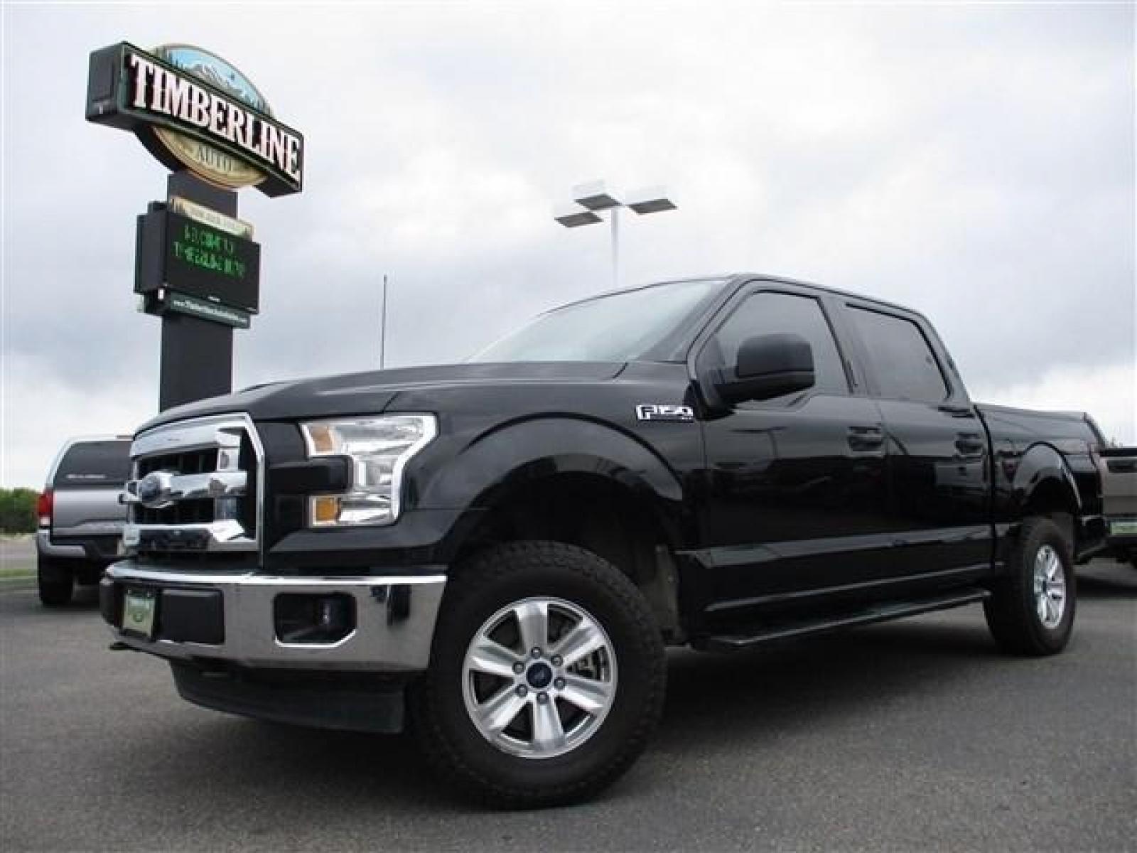 2017 BLACK /GREY FORD F150 XLT (1FTEW1EGXHF) with an 6 engine, Automatic transmission, located at 1580 E Lincoln Rd, Idaho Falls, ID, 83401, (208) 523-4000, 0.000000, 0.000000 - MotorTrend states this pickup has the ablility to achieve 18-25 MPG!! Body and paint are in amazing condition! Interior has no tears and nothing missing. Has the factory Ford running boards. Comes with a soft top tonneua cover, spray-in bedline, full sized rubber floor mats to protect the carpet und - Photo #0