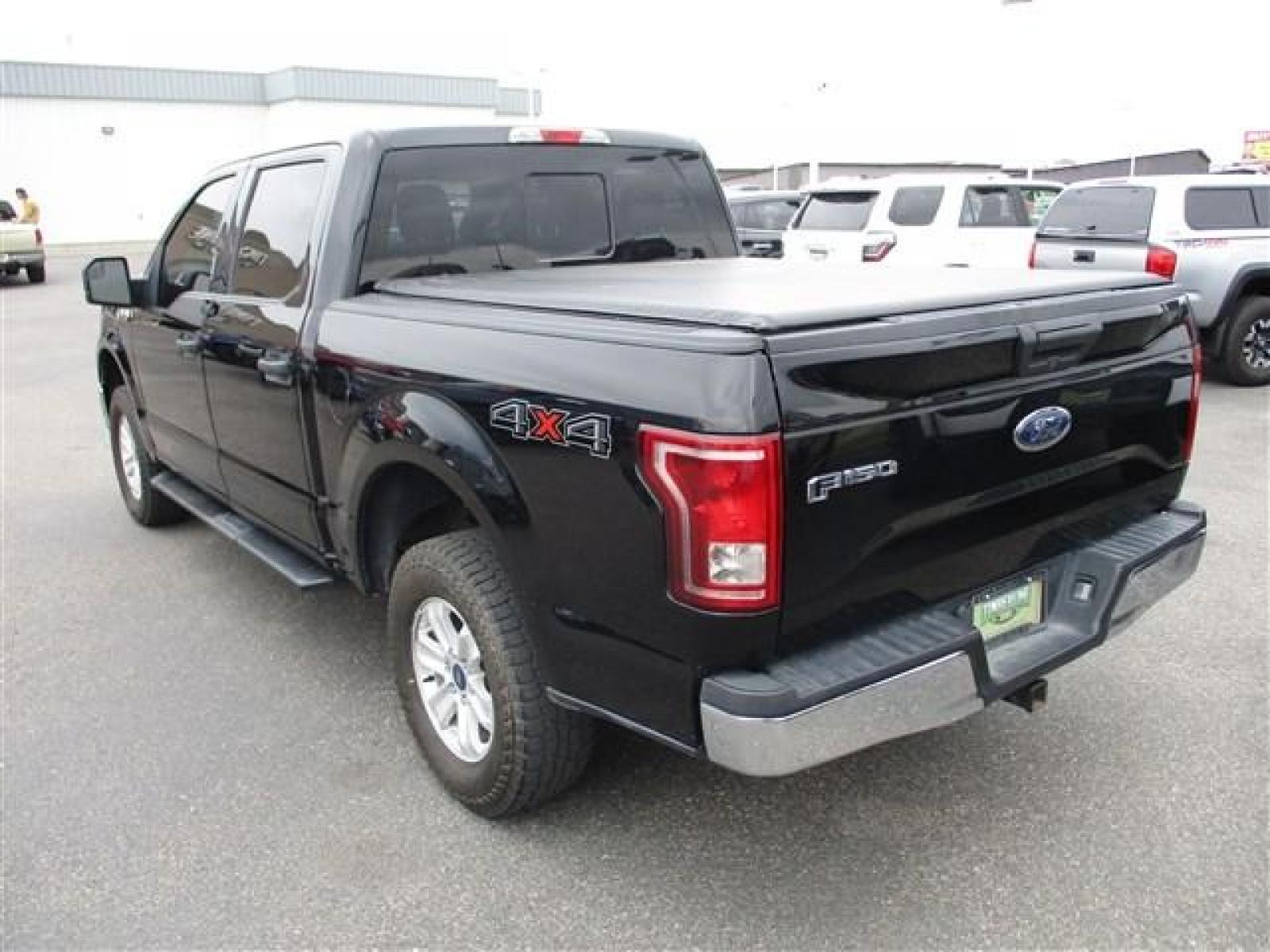 2017 BLACK /GREY FORD F150 XLT (1FTEW1EGXHF) with an 6 engine, Automatic transmission, located at 1580 E Lincoln Rd, Idaho Falls, ID, 83401, (208) 523-4000, 0.000000, 0.000000 - MotorTrend states this pickup has the ablility to achieve 18-25 MPG!! Body and paint are in amazing condition! Interior has no tears and nothing missing. Has the factory Ford running boards. Comes with a soft top tonneua cover, spray-in bedline, full sized rubber floor mats to protect the carpet und - Photo #3