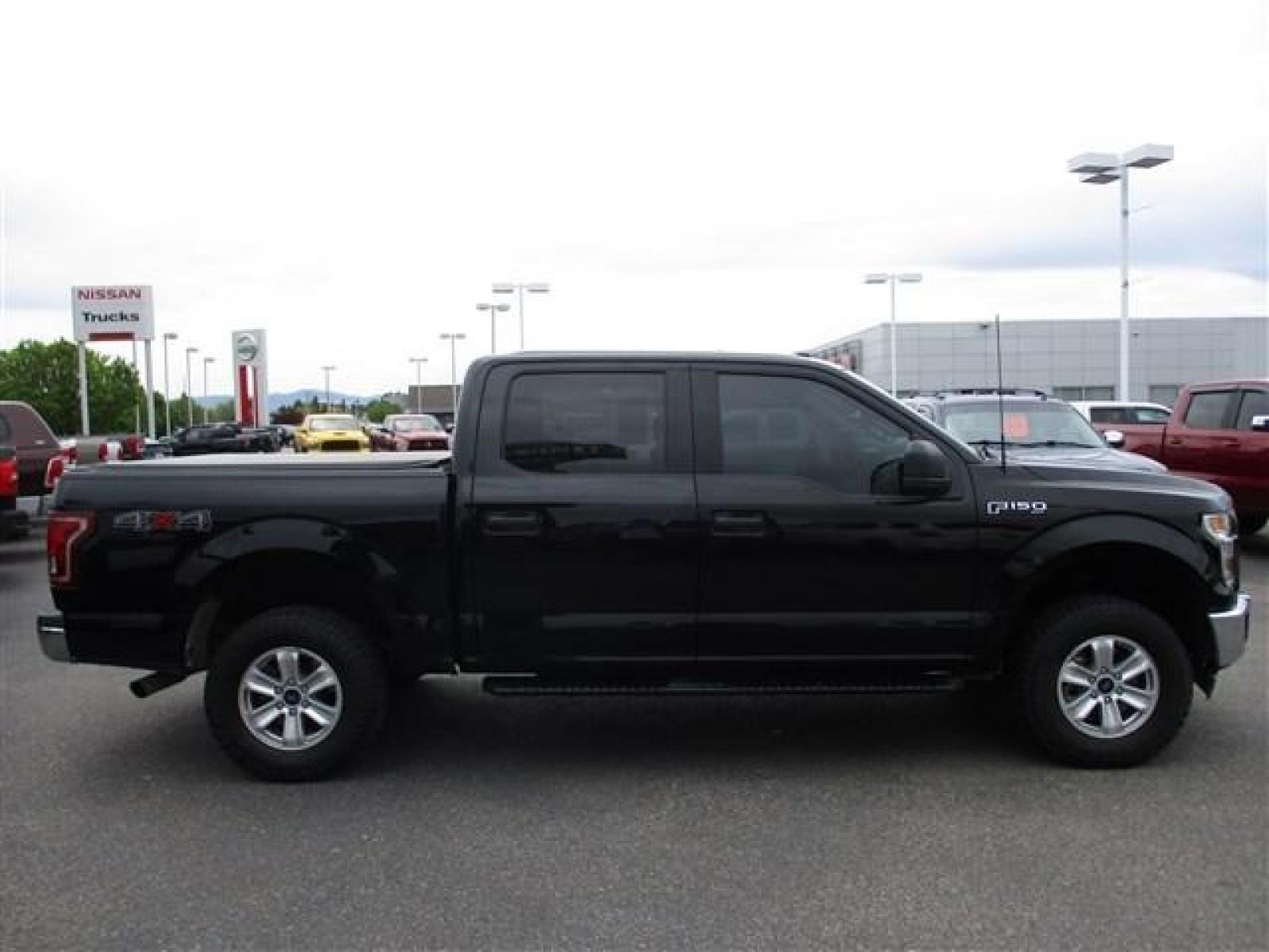 2017 BLACK /GREY FORD F150 XLT (1FTEW1EGXHF) with an 6 engine, Automatic transmission, located at 1580 E Lincoln Rd, Idaho Falls, ID, 83401, (208) 523-4000, 0.000000, 0.000000 - MotorTrend states this pickup has the ablility to achieve 18-25 MPG!! Body and paint are in amazing condition! Interior has no tears and nothing missing. Has the factory Ford running boards. Comes with a soft top tonneua cover, spray-in bedline, full sized rubber floor mats to protect the carpet und - Photo #6